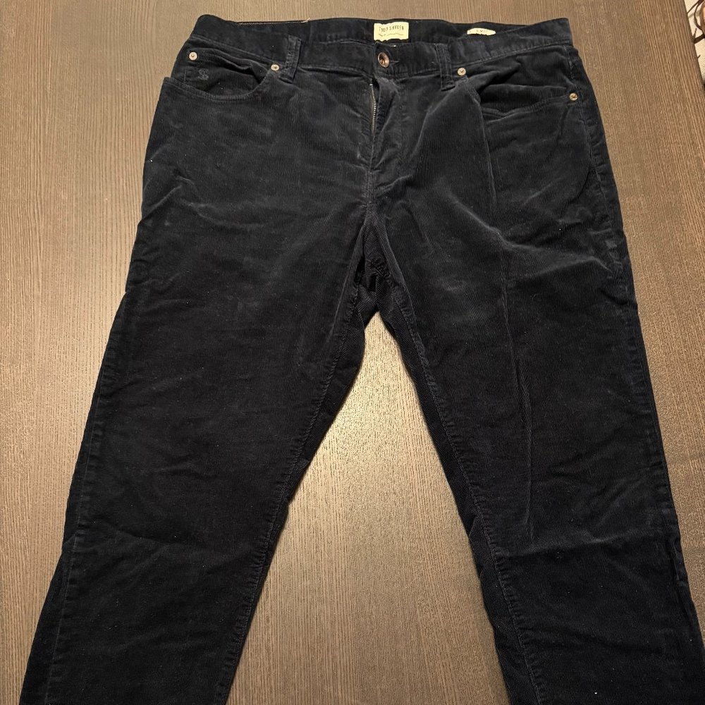 Todd Snyder Navy Corduroy Pants